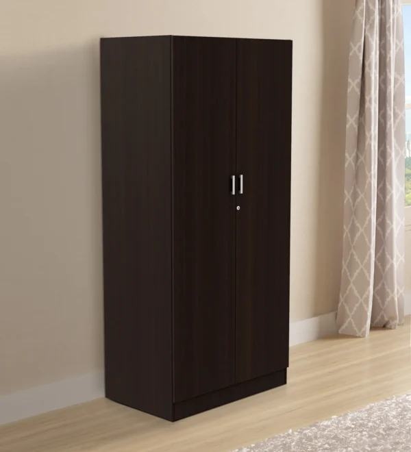 LivWoods | Modern Genesys Elegance 2 Door Wardrobe in Wenge Finish