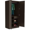 LivWoods | Modern Genesys Elegance 2 Door Wardrobe in Wenge Finish - Image 2