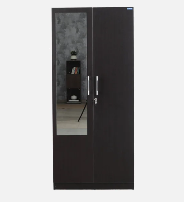 LivWoods | 2 Door Wenge Sanctuary Mirror Closet - Image 3