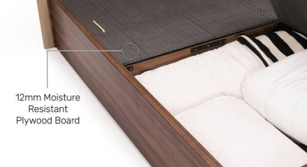 LivWoods | Dark Walnut Queen Bed with Functional Box Storage and Engineered Wood - Image 5